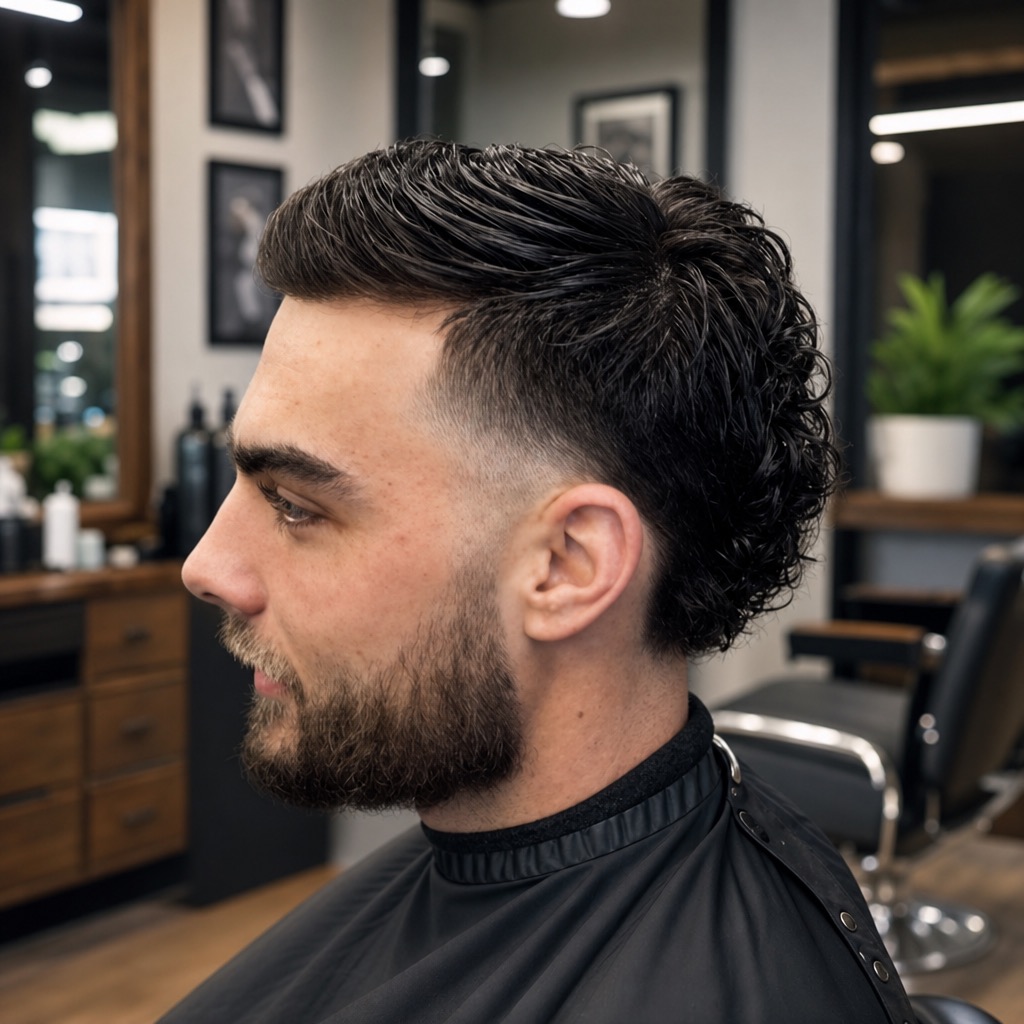 Clean beard trim and lineup by Amber